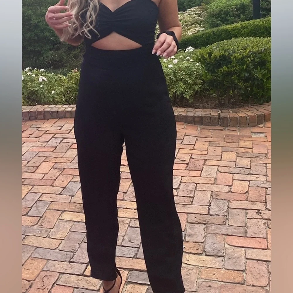 Black dressy jumpsuit - Picture 2 of 3